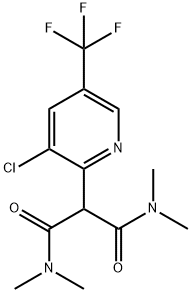 2-[3-CHLORO-5-(TRIFLUOROMETHYL)-2-PYRIDINYL]-N1,N1,N3,N3-TETRAMETHYLMALONAMIDE 结构式