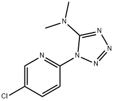 1-(5-CHLORO-2-PYRIDINYL)-N,N-DIMETHYL-1H-1,2,3,4-TETRAAZOL-5-AMINE 结构式