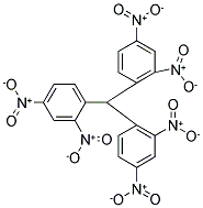 1-[DI(2,4-DINITROPHENYL)METHYL]-2,4-DINITROBENZENE 结构式