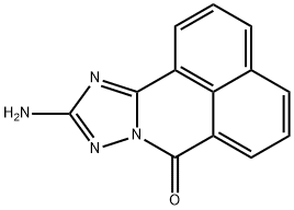 9-AMINO-7A,8,10-TRIAZA-CYCLOPENTA[A]PHENALEN-7-ONE 结构式