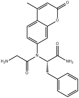 H-GLY-PHE-AMC 结构式