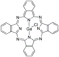 GALLIUM(III)-PHTHALOCYANINE CHLORIDE 结构式