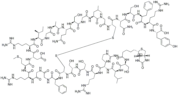 BIOTINYL-ANF (1-28) (HUMAN, CANINE) 结构式