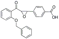 4-(3-[2-(BENZYLOXY)BENZOYL]OXIRAN-2-YL)BENZOIC ACID 结构式