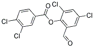 2,4-DICHLORO-6-FORMYLPHENYL 3,4-DICHLOROBENZOATE 结构式