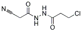 N'1-(3-CHLOROPROPANOYL)-2-CYANOETHANOHYDRAZIDE 结构式