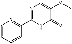 5-甲氧基-2-(2-吡啶基)-4-嘧啶醇 结构式