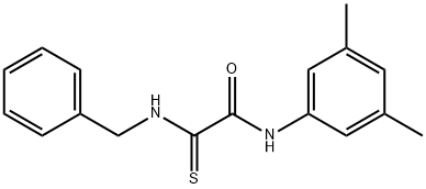 2-(BENZYLAMINO)-N-(3,5-DIMETHYLPHENYL)-2-THIOXOACETAMIDE 结构式