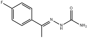 2-[(E)-1-(4-FLUOROPHENYL)ETHYLIDENE]-1-HYDRAZINECARBOXAMIDE 结构式