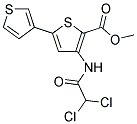METHYL 3-[(2,2-DICHLOROACETYL)AMINO]-5-(3-THIENYL)THIOPHENE-2-CARBOXYLATE 结构式