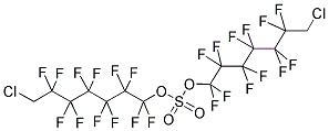 BIS(7-CHLORO-1H,1H-PERFLUOROHEPTYL)SULPHATE 结构式