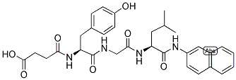 SUC-TYR-GLY-LEU-BETANA 结构式