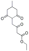 ETHYL 4-(4-METHYL-2,6-DIOXOCYCLOHEXYL)-3-OXOBUTANOATE 结构式