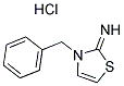 3-苄基-2,3-二氢-1,3-噻唑-2-亚胺盐酸盐 结构式