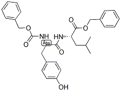 Z-TYR-LEU-OBZL 结构式