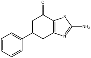 2-AMINO-5-PHENYL-5,6-DIHYDRO-1,3-BENZOTHIAZOL-7(4H)-ONE 结构式