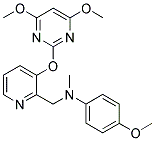 3-[(4,6-DIMETHOXYPYRIMIDIN-2-YL)OXY]-N-(4-METHOXYPHENYL)-N-METHYL-2-PYRIDINEMETHANAMINE 结构式