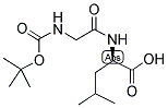 BOC-GLY-D-LEU-OH 结构式