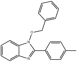 1-(Benzyloxy)-2-(4-methylphenyl)-1H-1,3-benzimidazole 结构式