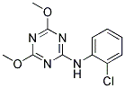 2-[N-(2-CHLOROPHENYL)AMINO]-4,6-DIMETHOXYTRIAZINE 结构式