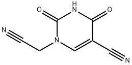 1-(CYANOMETHYL)-2,4-DIOXO-1,2,3,4-TETRAHYDRO-5-PYRIMIDINECARBONITRILE 结构式