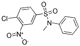 4-CHLORO-N-METHYL-3-NITRO-N-PHENYLBENZENESULFONAMIDE 结构式
