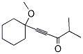 1-(1-METHOXY-CYCLOHEXYL)-4-METHYL-PENT-1-YN-3-ONE 结构式