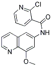 N3-(8-METHOXY-6-QUINOLYL)-2-CHLORONICOTINAMIDE 结构式