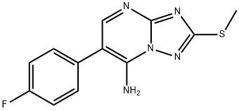 6-(4-Fluorophenyl)-2-(methylsulfanyl)[1,2,4]triazolo[1,5-a]pyrimidin-7-amine