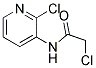 N1-(2-Chloro-3-pyridyl)-2-chloroacetamide 结构式