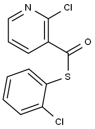 2-CHLOROPHENYL 2-CHLOROPYRIDINE-3-CARBOTHIOATE 结构式