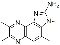 2-氨基-3,4,7,8-四甲基-3H-咪唑[4,5-F]喹喔啉 结构式