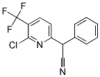 2-[6-Chloro-5-(trifluoromethyl)-2-pyridinyl]-2-phenylacetonitrile 结构式