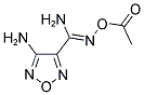 N'-(ACETYLOXY)-4-AMINO-1,2,5-OXADIAZOLE-3-CARBOXIMIDAMIDE 结构式