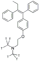 Tamoxifen, [N-methyl-3H]- 结构式