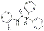 N-(2-CHLOROPHENYL)OXO(DIPHENYL)PHOSPHORANECARBOTHIOAMIDE 结构式