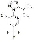 (1-[3-CHLORO-5-(TRIFLUOROMETHYL)-2-PYRIDINYL]-1H-PYRAZOL-5-YL)(METHOXY)METHYL METHYL ETHER 结构式