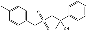 1-[(4-Methylbenzyl)sulfonyl]-2-phenyl-2-propanol 结构式