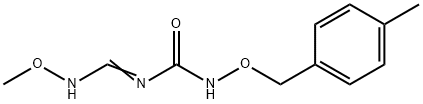 N-[(METHOXYIMINO)METHYL]-N-[(4-METHYLBENZYL)OXY]UREA 结构式