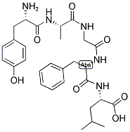 (ALA2)-LEU-ENKEPHALIN 结构式