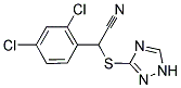 2-(2,4-DICHLOROPHENYL)-2-(1H-1,2,4-TRIAZOL-3-YLSULFANYL)ACETONITRILE 结构式
