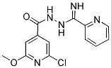 N'4-IMINO(2-PYRIDYL)METHYL-2-CHLORO-6-METHOXYPYRIDINE-4-CARBOHYDRAZIDE 结构式