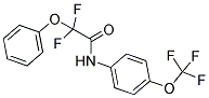 2,2-DIFLUORO-2-PHENOXY-N-[4-(TRIFLUOROMETHOXY)PHENYL]ACETAMIDE 结构式