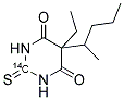 THIOPENTAL, [2-14C] 结构式