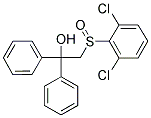 2-[(2,6-Dichlorophenyl)sulfinyl]-1,1-diphenyl-1-ethanol 结构式