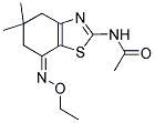 N-(7-(AZAMETHOXYETHYLENE)-5,5-DIMETHYL-4,5,6-TRIHYDROBENZOTHIAZOL-2-YL)ETHANAMIDE 结构式