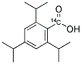 2,4,6-TRIISOPROPYL BENZOIC ACID, [CARBOXYL-14C] 结构式