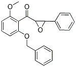 [2-(BENZYLOXY)-6-METHOXYPHENYL](3-PHENYLOXIRAN-2-YL)METHANONE 结构式