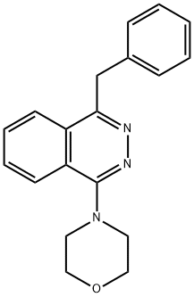 1-BENZYL-4-MORPHOLINOPHTHALAZINE 结构式
