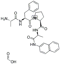 H-ALA-PHE-PRO-ALA-BETANA FORMATE 结构式